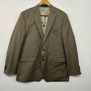Lauren Ralph Lauren 100%‎ Wool Blazer Suit Jacket Brown 48L